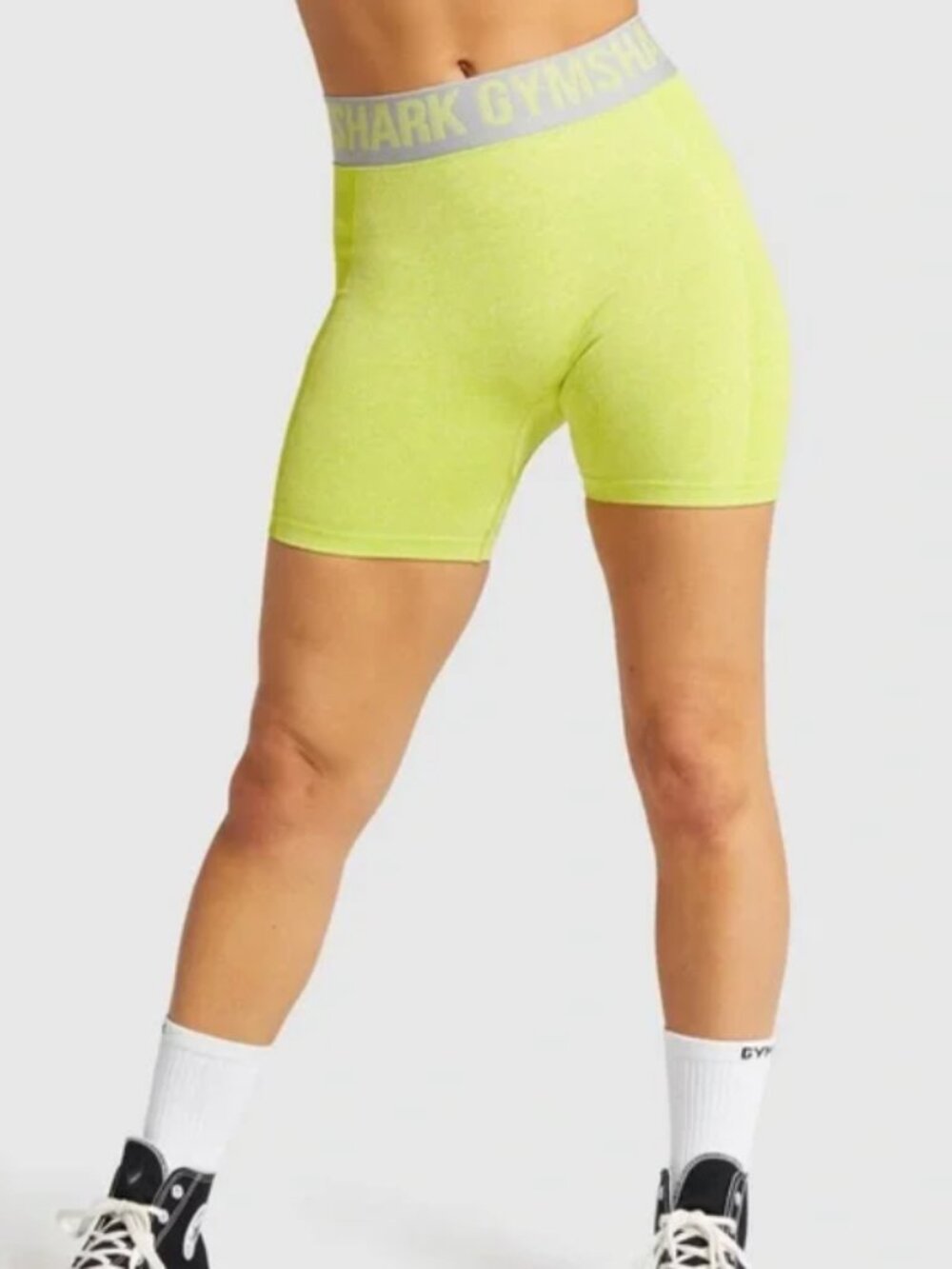 Gymshark - lime green Flex Shorts In Size M NWT